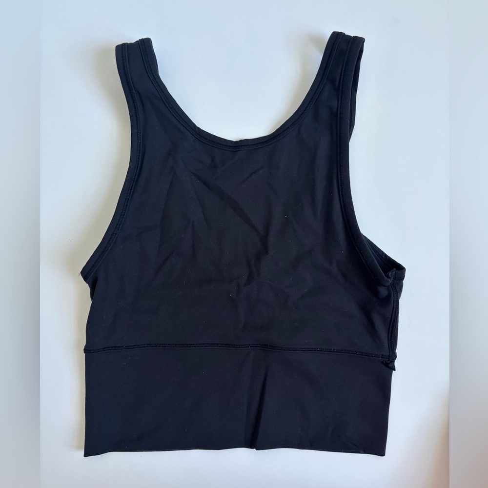 Lululemon blank reversible cropped tank size small